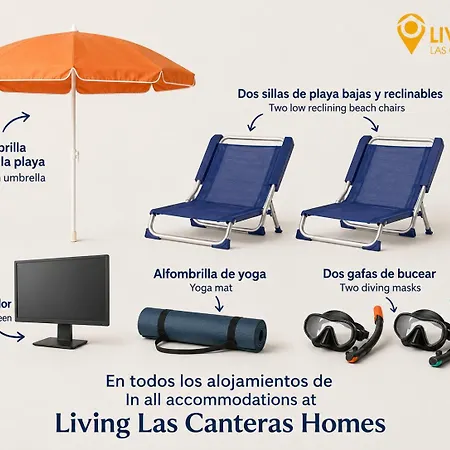Living Canteras Homes - Beachfront Casa Del Sunset 라스팔마스